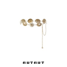 批发5月4号上新贝母腰带，搭白T都能升华一个时髦度浮花腰链