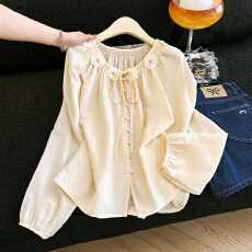 批发实拍2026大码女装微胖妹妹夏季立体花朵系带防晒衫空调服外搭上衣