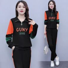 批发【时尚经典款】<b class='q'>春</b>秋装2026减龄中年女洋气运动服休闲时髦两件套