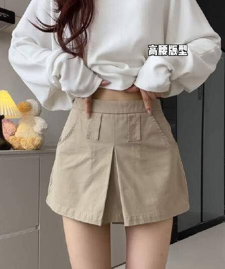 있음 테두리 한국 동대문 패션 슈퍼 화재 여름 새로운 트임 디자인 워크웨어 미니 스커트 여성 다용도 치마