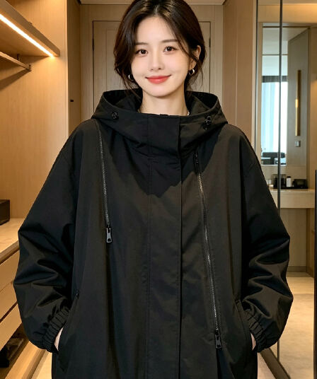 요금 외투 맨위 방풍 방수 야외 스포츠 등산 학원 스타일 오픈 가디건 지퍼 후드 가을 의상 새로운
