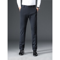 批发夏季冰丝薄款<b class='q'>西裤</b>休闲裤<b class='q'>男士</b>商务免烫透气弹力直筒新款宽松长裤子