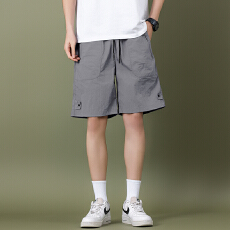 批发夏季<b class='q'>男士</b>工装五分裤冰感休闲短裤宽松户外速干情侣潮牌薄款<b class='q'>沙滩裤</b>