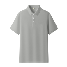 批发男士夏季新款休闲宽松保罗衫纯色百搭体恤透气防晒商务POLO衫短袖