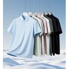 批发男士夏季新款保罗衫休闲冰丝动感珠地百搭透气防晒商务POLO衫短袖