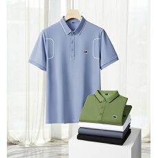 批发男士纯棉夏季新款休闲宽松保罗衫纯色百搭体恤透气商务POLO衫短袖