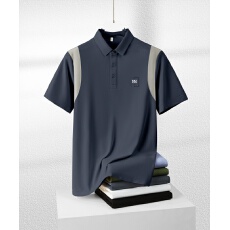 批发男士纯棉夏季新款休闲宽松保罗衫纯色百搭体恤透气商务POLO衫短袖