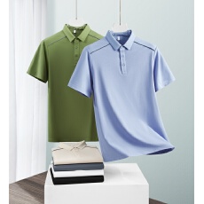 批发男士纯棉夏季新款休闲宽松保罗衫纯色百搭体恤透气商务POLO衫短袖