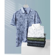 批发男士纯棉夏季新款休闲宽松保罗衫纯色百搭体恤透气商务POLO衫短袖