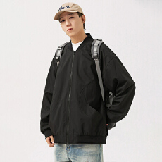 批发跨境棒球服外套男2025新款春<b class='q'>夏</b>季薄款潮牌宽松飞行员夹克运动外套