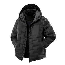 批发新国标90绒男士连帽轻薄款羽绒服情侣款保暖白鸭绒高品质上衣外套