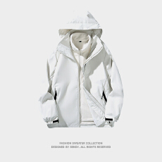 批发跨境冲锋衣男女2025新款外套防风防水三合一可拆卸户外登山服秋冬