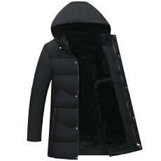 批发跨境冬季男士连帽棉衣加厚外套保暖<b class='q'>棉服</b>超声波牙刷防寒<b class='q'>中老年</b>上衣