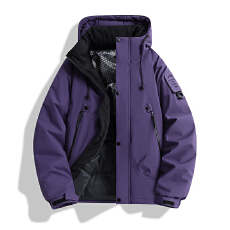 批发跨境外贸款石墨烯发热棉衣男士外套<b class='q'>冬</b>季加厚保暖宽松百搭户外棉袄