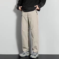 批发跨境潮流男士时尚<b class='q'>春</b>秋宽松休闲直筒长裤高街潮牌高品质机能冲锋裤