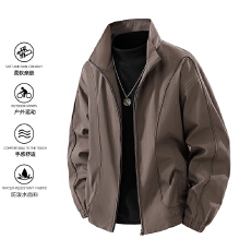 批发跨境秋冬痞帅外套<b class='q'>男</b>士高街潮牌港风日系原宿风韩版潮流宽松夹克