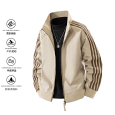 批发跨境春秋冬<b class='q'>男</b>士休闲外套情侣款上衣潮牌宽松百搭立领时尚夹克外套