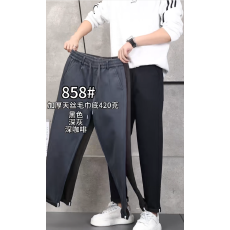 实体店可二开高品质春秋冬洗水棉男士潮流休闲裤百搭宽松直筒长裤