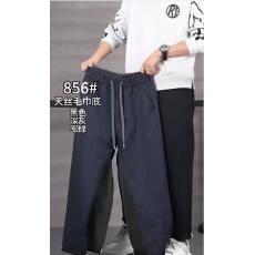 实体店可二开高品质春秋冬洗水棉男士潮流休闲裤百搭宽松直筒长裤