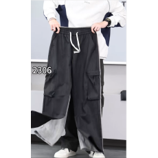 批发实体店可二开国潮高街工装男士春秋冬潮牌痞帅宽松休闲直筒长裤