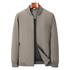 批发跨境春秋新款夹克男士时尚中老年爸爸装<b class='q'>商务</b><b class='q'>休闲</b>立领简约潮流外套