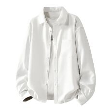 批发2026春秋新款<b class='q'>衬衫</b>男士修身商务正装白色长袖寸<b class='q'>衬衣</b>百搭翻领男长袖