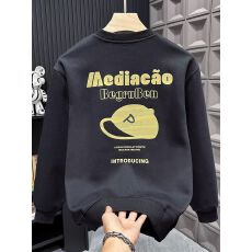 批发印花春秋冬<b class='q'>卫衣</b>男士春秋冬韩版新款圆领宽松打底上衣港风潮流<b class='q'>长袖</b>