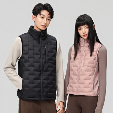 批发跨境新款男女同款<b class='q'>户外</b>运动轻薄羽绒马甲高品质新国标90绒情侣背心