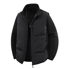 批发跨境新款男女同款<b class='q'>户外</b>运动轻薄羽绒马甲高品质新国标90绒情侣背心