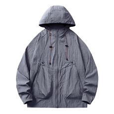 批发新款冰丝防晒衣<b class='q'>男</b>士夏季防紫外线超薄透气户外皮肤衣钓鱼服外套