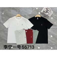 跨境实体高品质纯棉新士夏季圆领T恤潮牌阔版短袖t量大可订做