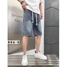 跨境实体店高品质男士新款洗水牛仔裤夏季休闲宽松潮流工装短裤