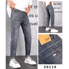 批发实拍高品质新款春<b class='q'>夏</b>薄款男士潮流百搭柔软弹力休闲牛仔直筒长裤