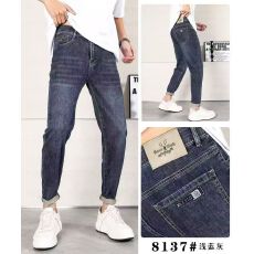 批发实拍高品质新款春<b class='q'>夏</b>薄款男士潮流百搭柔软弹力休闲牛仔直筒长裤