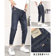 批发实拍高品质新款春<b class='q'>夏</b>薄款男士潮流百搭柔软弹力休闲牛仔直筒长裤