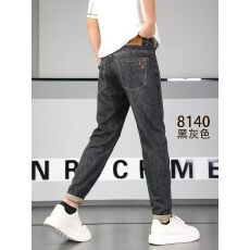 批发实拍高品质新款春<b class='q'>夏</b>薄款男士潮流百搭柔软弹力休闲牛仔直筒长裤