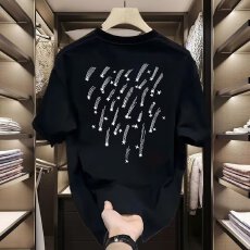 批发新款短袖t恤男夏季韩版潮流简约半袖上衣港风宽松休闲潮牌体恤衫