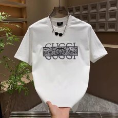 批发新款短袖t恤男夏季韩版潮流简约半袖上衣港风宽松休闲潮牌体恤衫