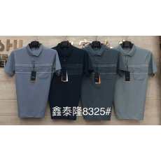 批发跨境实体爸爸POLO衫短袖夏季韩版t衫潮流时尚半袖翻领男装T恤上衣