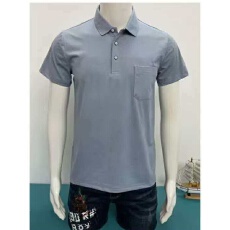 批发跨境实体爸爸POLO衫短袖夏季韩版t衫潮流<b class='q'>时尚</b>半袖翻领男装T恤上衣