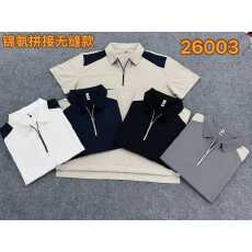 批发跨境实体爸爸POLO衫短袖夏季韩版t衫潮流时尚半袖翻领男装T恤上衣