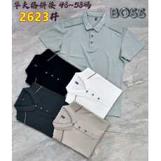 批发跨境实体爸爸POLO衫短袖夏季韩版t衫潮流<b class='q'>时尚</b>半袖翻领男装T恤上衣