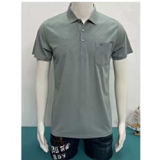 批发跨境实体爸爸POLO衫短袖夏季韩版t衫潮流<b class='q'>时尚</b>半袖翻领男装T恤上衣