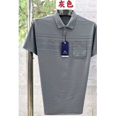 批发跨境实体爸爸POLO衫短袖夏季韩版t衫潮流<b class='q'>时尚</b>半袖翻领男装T恤上衣