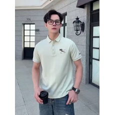 批发实体高品质男士纯棉夏季新款POLO衫凉感潮牌T恤美式休闲短袖上衣t