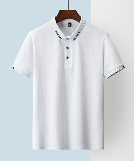 여름 얼음 센스 남성 새로운 POLO 셔츠 트렌드 반팔 암살 자수 캐주얼 루즈핏 다용도 티셔츠 폴로 칼라 맨위 티셔츠