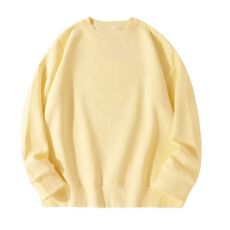 批发全消光仿棉华棉复合牛奶丝320克儿童薄款宽松圆领卫衣光板空白版