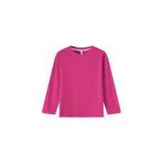 批发童装光板套头长袖T恤纯棉210克纯色童装打底衫空白版T恤可拿散