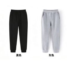 批发童装仿棉华棉310克光板束脚裤<b class='q'>男</b>童女童小脚裤光版<b class='q'>运动</b>裤可拿散