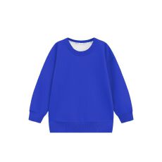 批发圆领童装<b class='q'>卫衣</b>纯色长袖空白版仿棉复合牛奶丝320克光板<b class='q'>卫衣</b>可散拿